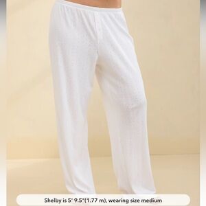 Aerie Off-Duty Pointelle Trouser PJ